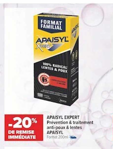 apaisyl expert prévention & traitement anti-poux & lentes apaisyl