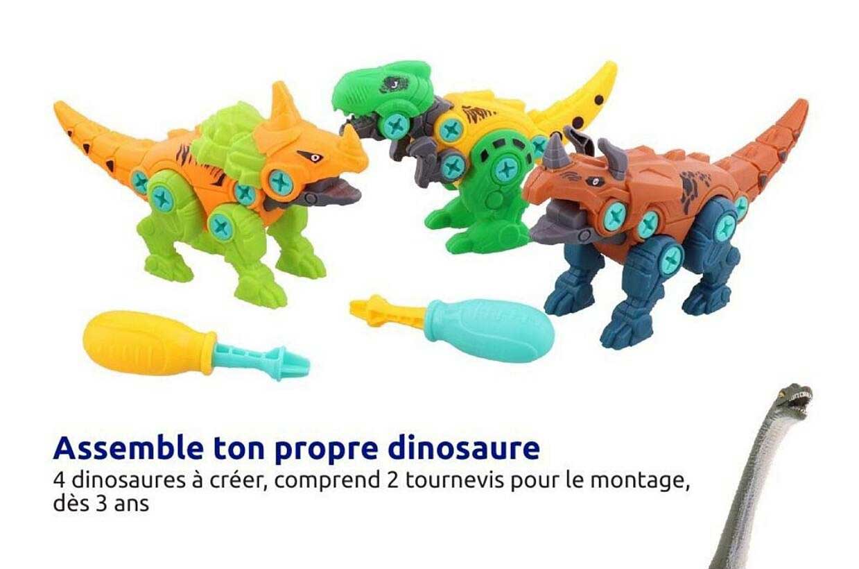 assemble ton propre dinosaure
