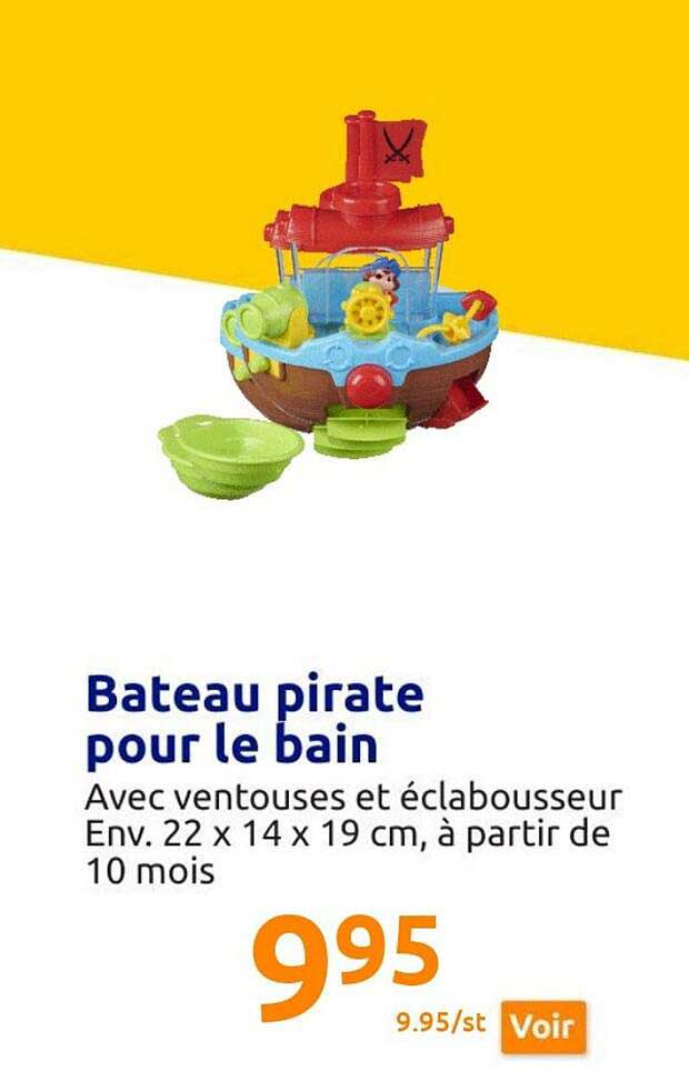 bateau pirate pour le bain