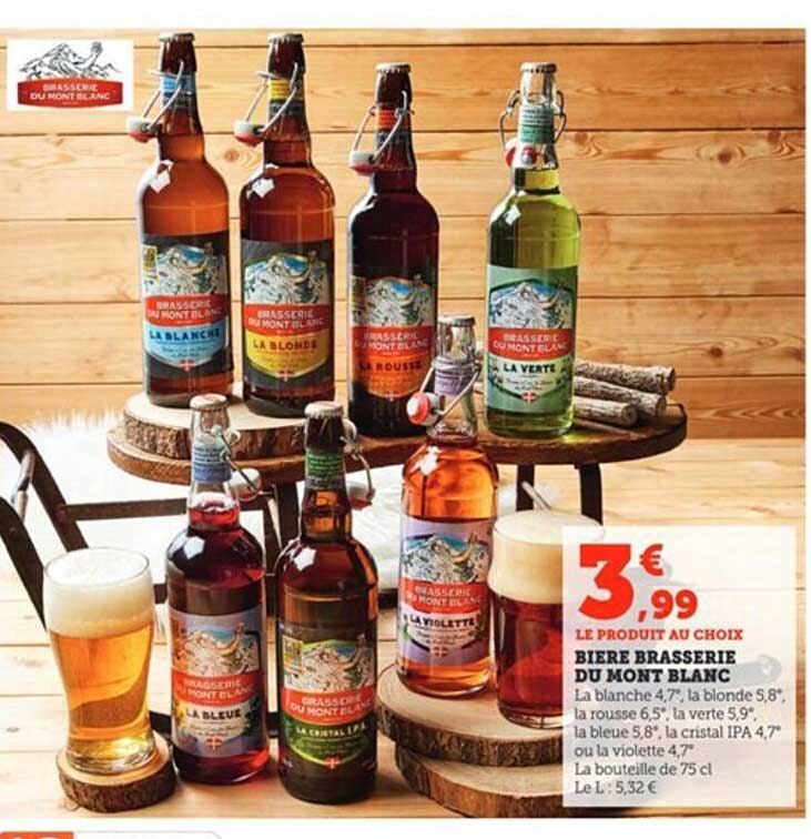Bière Brasserie Du Mont Blanc