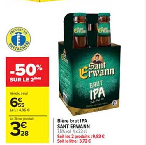 bière brut ipa sant erwann