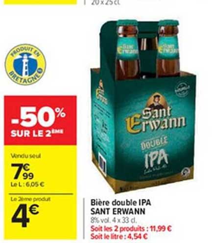 bière double ipa sant erwann