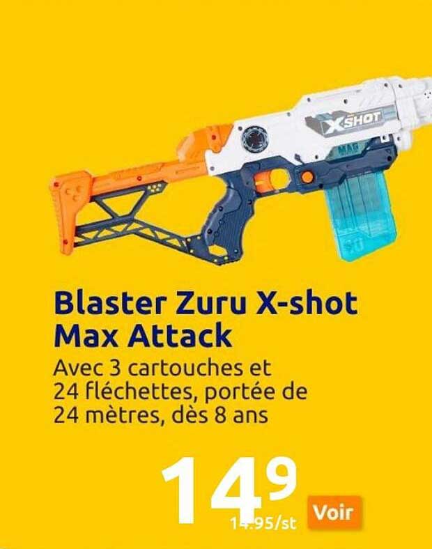 blaster zuru x-shot max attack