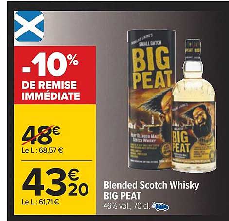blended scotch whisky big peat