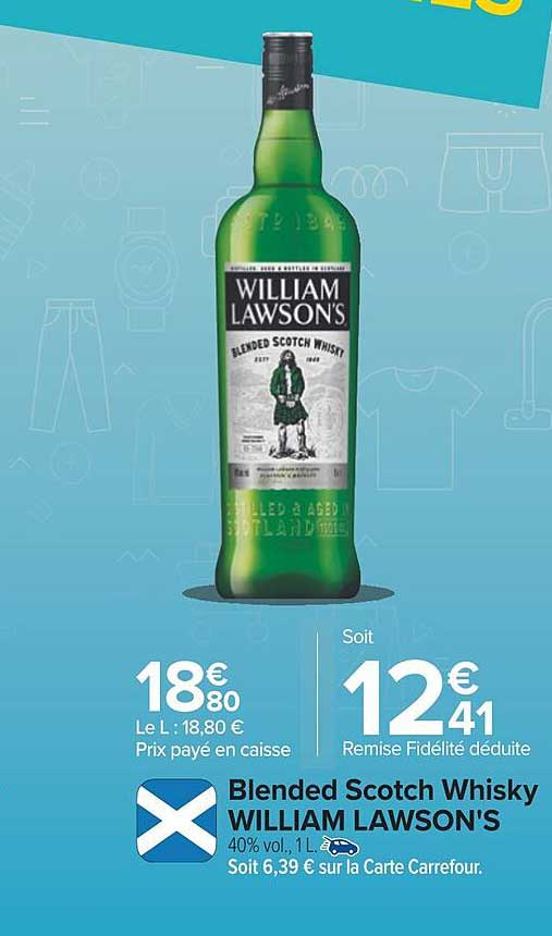 blended scotch whisky william lawson's