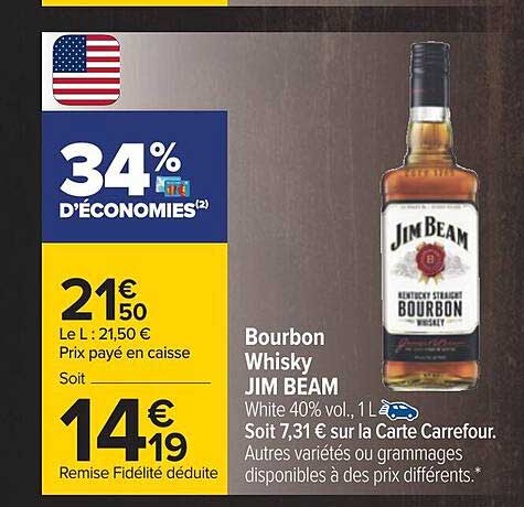 bourbon whisky jim beam
