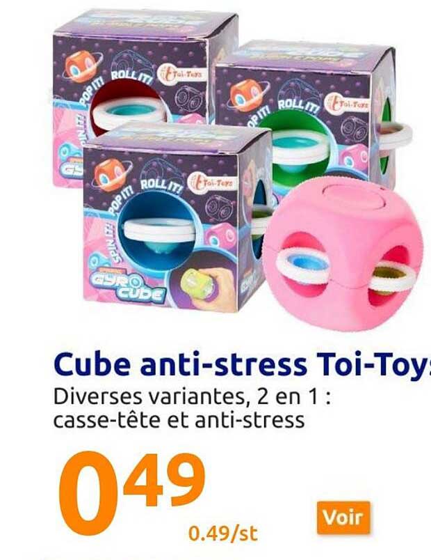 cube anti-stress toi-toys