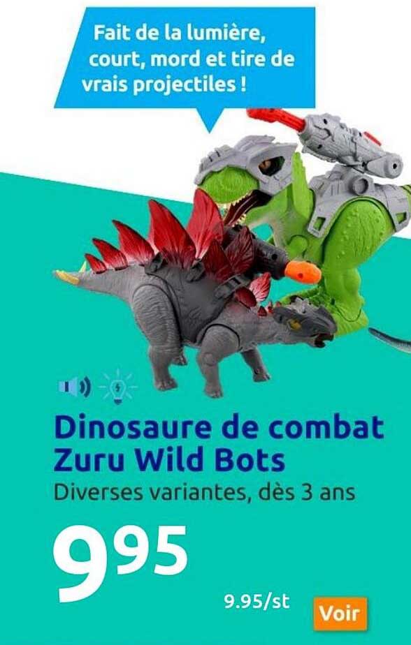dinosaure de combat zuru wild bots