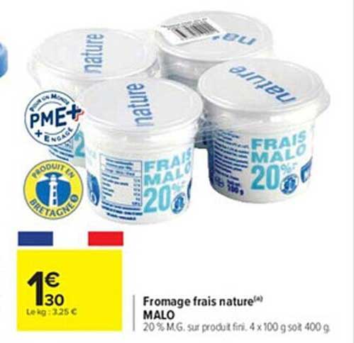 Fromage Frais Nature Malo