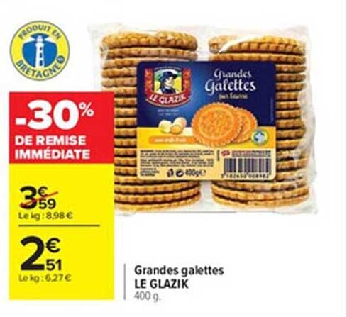 grandes galettes le glazik