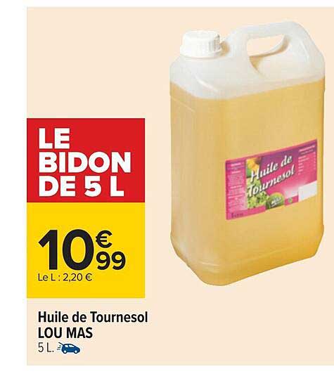 huile de tournesol lou mas