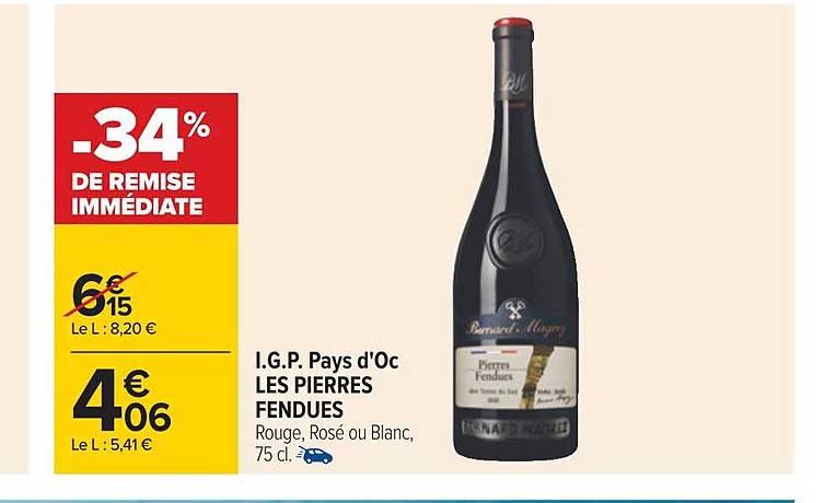 i.g.p. pays d'oc les pierres fendues