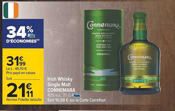 Irish Whisky Single Malt Connemara