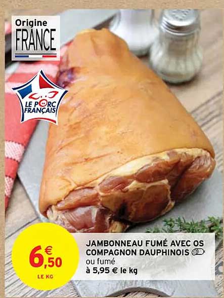 jambonneau fumé avec os compagnon dauphinois