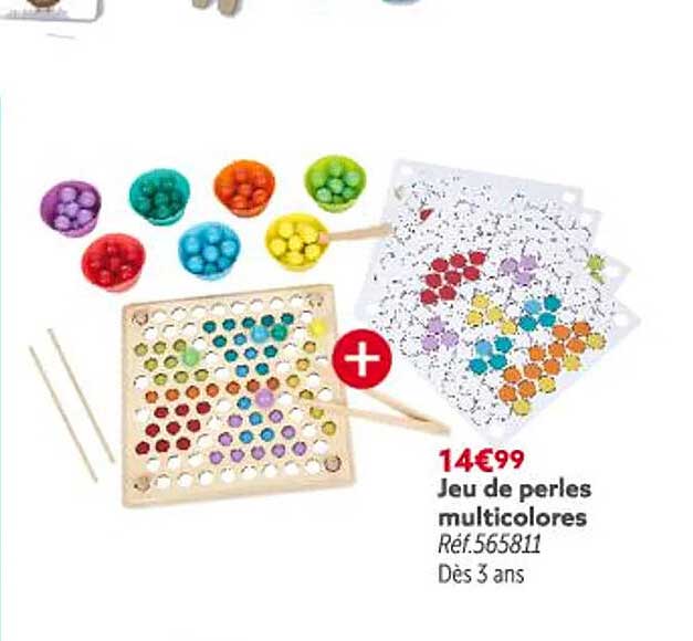 Jeu De Perles Multicolores