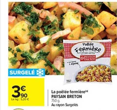 la poêlée fermière paysan breton