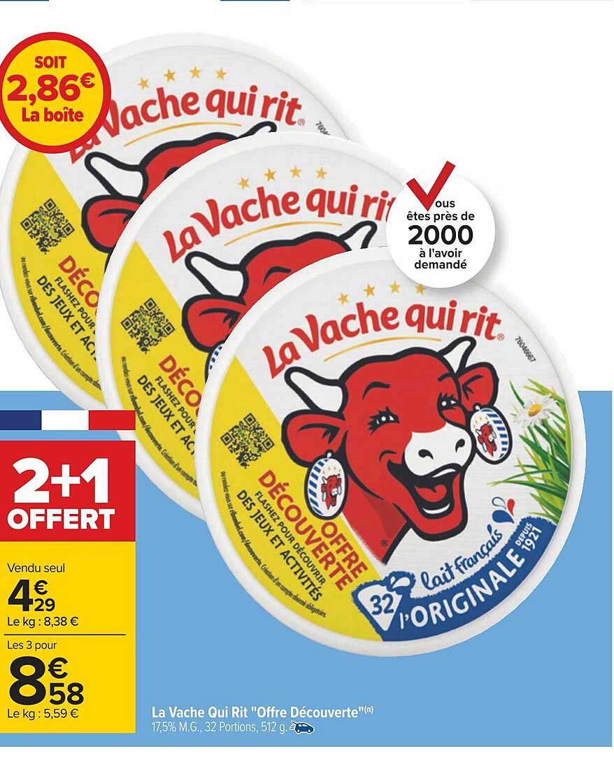 la vache qui rit "offre découverte"