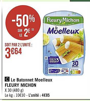 le bâtonnet moelleux fleury michon