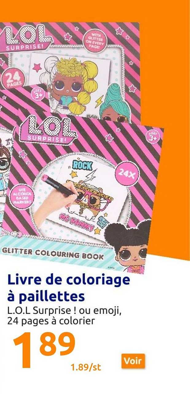 Livre De Coloriage à Paillettes