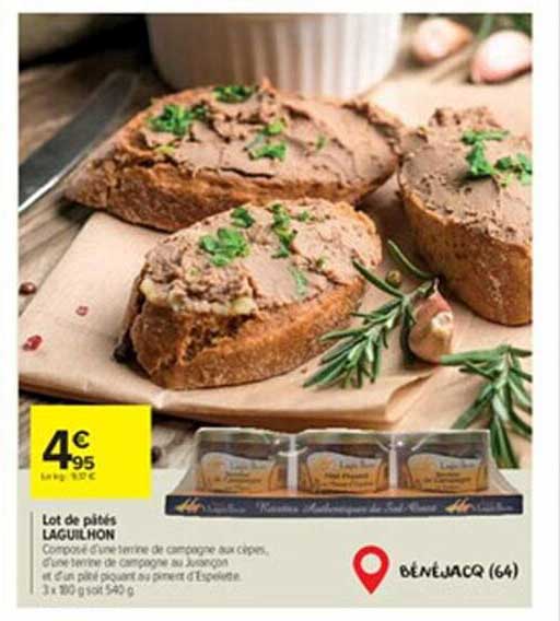 lot de pâtés laguilhon