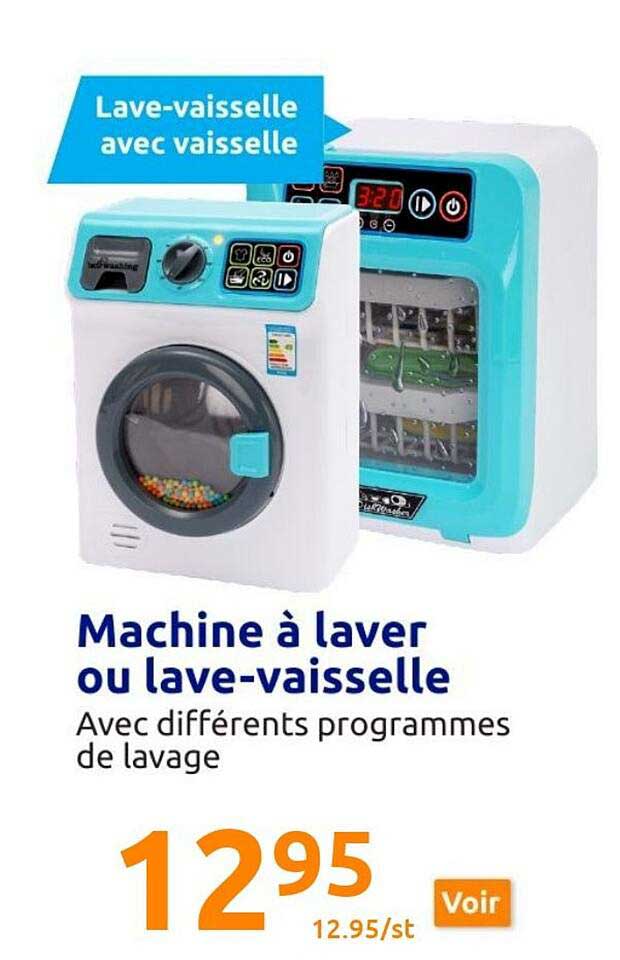 machine à laver ou lave-vaisselle