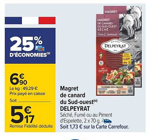 magret de canard du sud-ouest delpeyrat