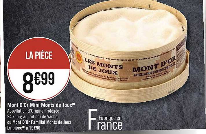 mont d'or mini monts de joux ou mont d'or familial monts de joux