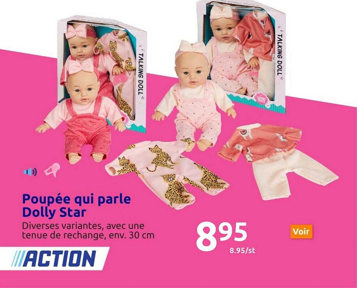 poupée qui parle dolly star