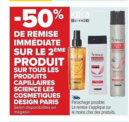 produits capillaires science les cosmétiques design paris