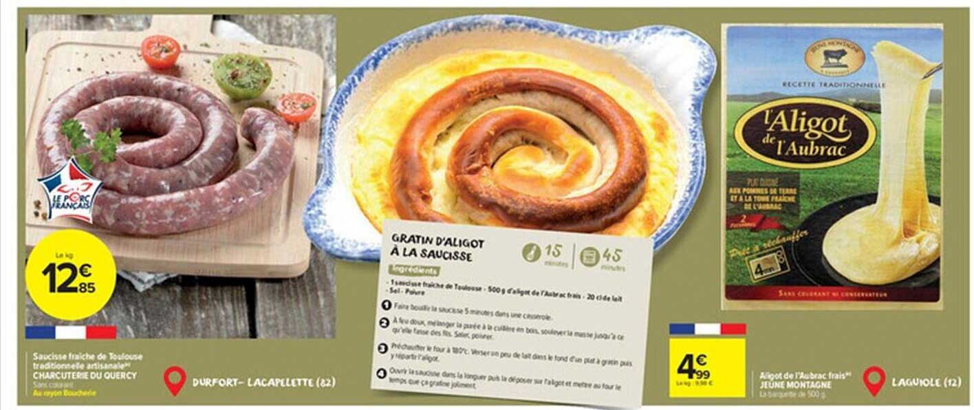 Saucisse Fraîche De Toulouse Traditionnelle Artisanale Charcuterie Du Quercy