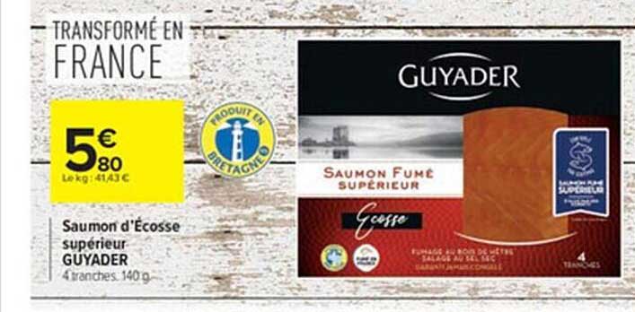 saumon d'écosse supérieur guyader