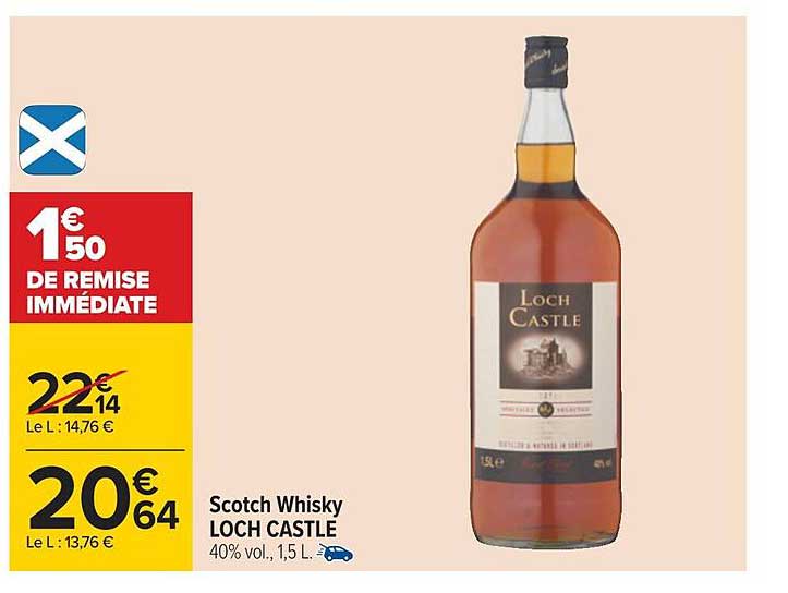 scotch whisky loch castle