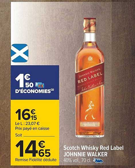 scotch whisky red label johnnie walker