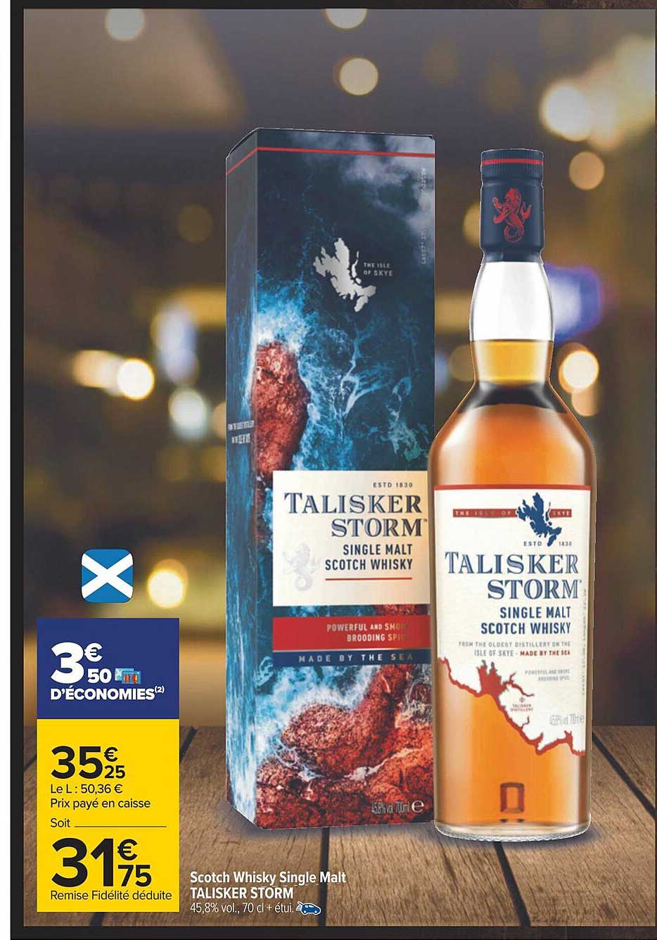 Scotch Whisky Single Malt Talisker Storm