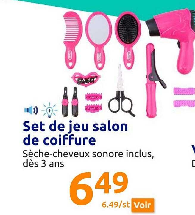 set de jeu salon de coiffure