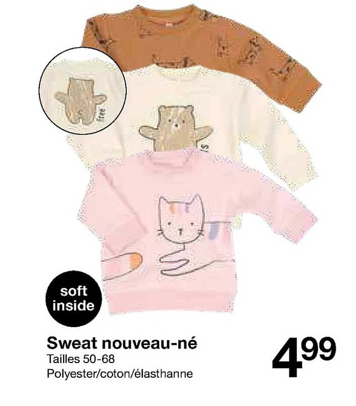 sweat nouveau-né