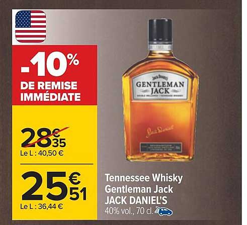 tennessee whisky gentleman jack jack daniel's