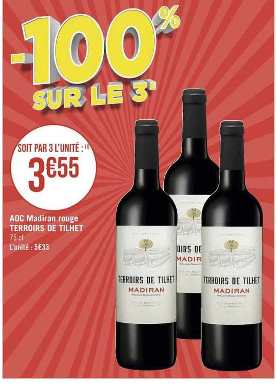 Aoc Madiran Rouge Terroirs De Tilhet