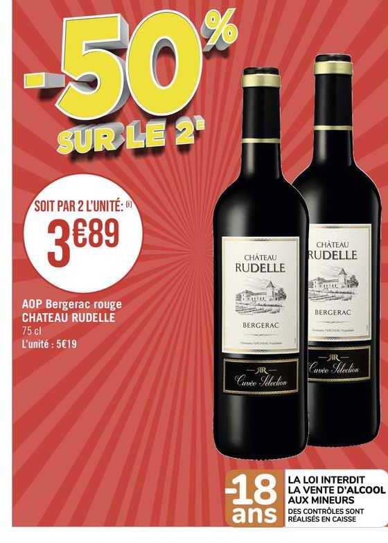 aop bergerac rouge château rudelle