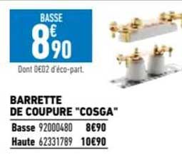 barrette de coupure "cosga"