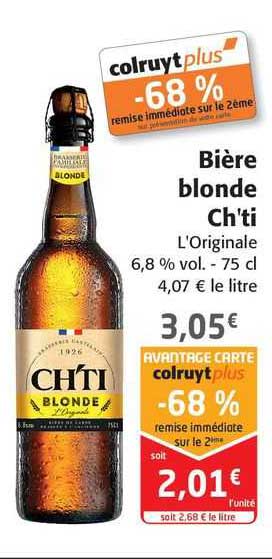 Bière Blonde Ch'ti
