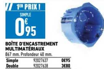 Boîte D'encastrement Multima Tériaux