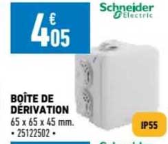 boîte de dérivation schneider electric