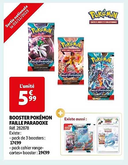 booster pokémon faille paradoxe