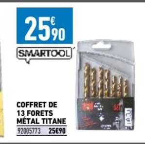 coffret de 13 forêts métal titane