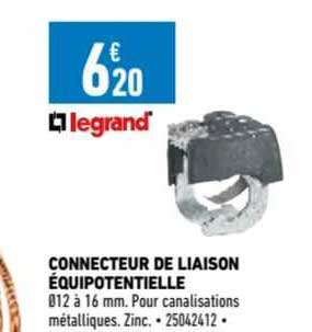 connecteur de liaison équipotentielle legrand