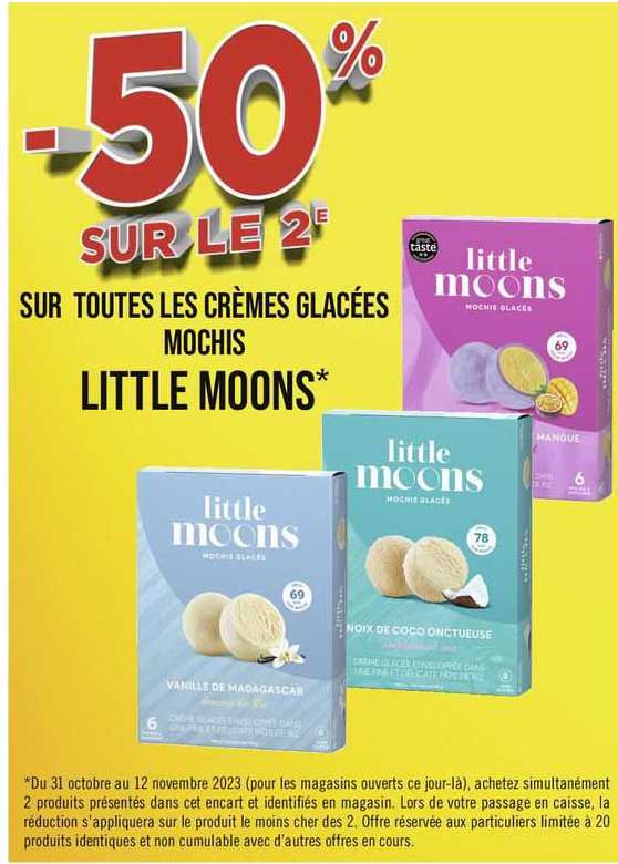 crèmes glacées mochis little moons