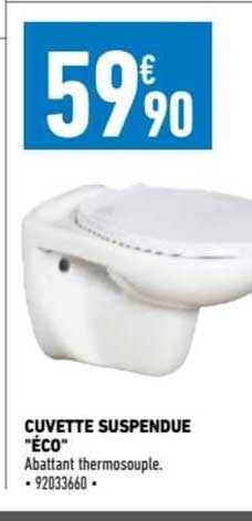 cuvette suspendue "éco"