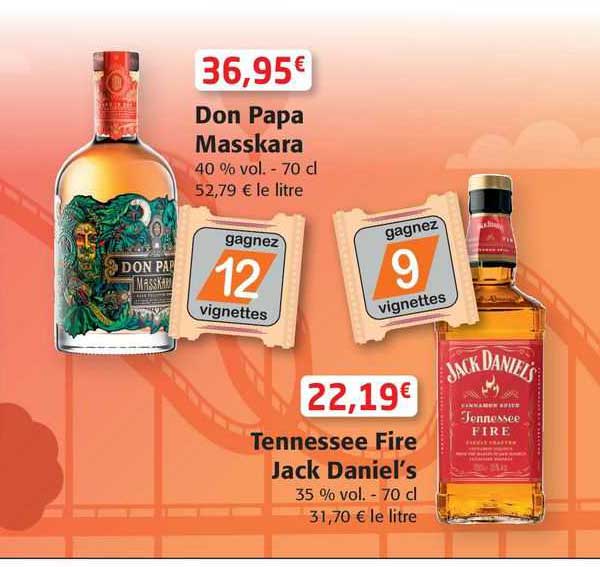 don papa masskara, tennessee fire jack daniel's