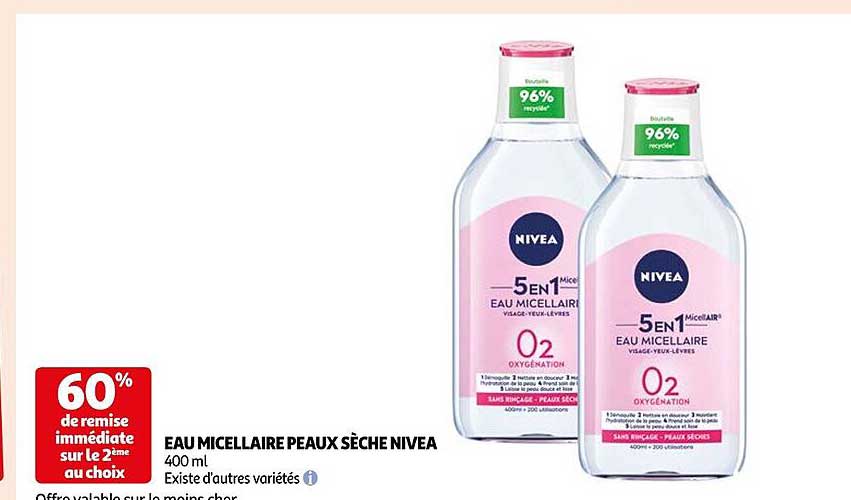 eau micellaire peaux sèche nivea